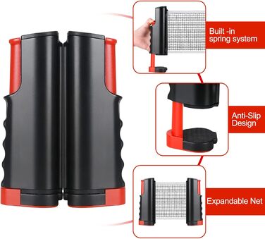 Набір для настільного тенісу: стіл, сітка, 2 ракетки, 3 м'ячі, сумка