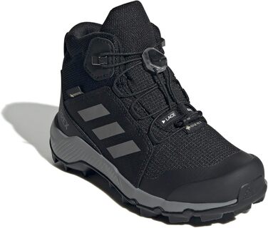 Дитячі трекінгові черевики Adidas Terrex Mid Gore-TEX, Core Black/Grey Three/Core Black, 32 EU