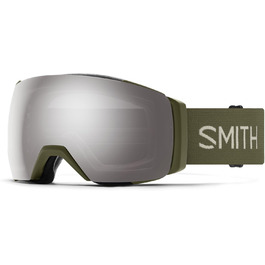 Лижна маска Smith Optics I/O MAG XL, унісекс, зелена, ChromaPop Sun Platinum Mirror, зимові окуляри