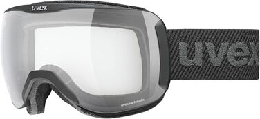 Гірськолижна маска Uvex Downhill 2100 Vp X, унісекс, чорна, фотохромна, поляризаційна, універсальний розмір