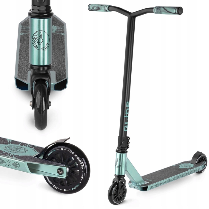 Трюковий самокат Movino Glide, синій, 100 мм, 3,60 кг