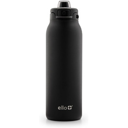 Термос Ello Pop & Fill з нержавіючої сталі, вакуумна пляшка для води з швидким наповненням, подвійні стінки, герметична кришка, багаторазова