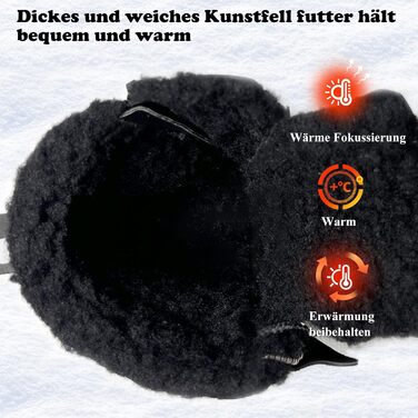 Дитячі зимові черевики JMFCHI для хлопчиків та дівчаток: трекінгові, на шнурівці, з теплим підкладком, чорні, розмір 39 EU