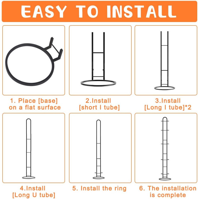 Стійка для зберігання м'ячів 5-ти ярусна, органайзер для баскетболу та футболу