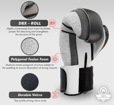 Боксерські рукавички DBX BUSHIDO SPORT ARB-407a для чоловіків, 8–16 oz, для боксу та кікбоксингу