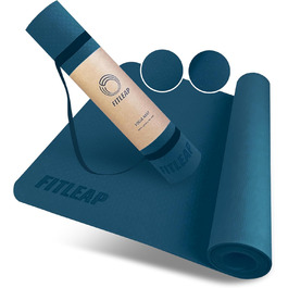 Йога-мат Fitleap Pro з екологічного TPE, нековзкий, гіпоалергенний, без шкідливих речовин, для фітнесу, пілатесу та гімнастики