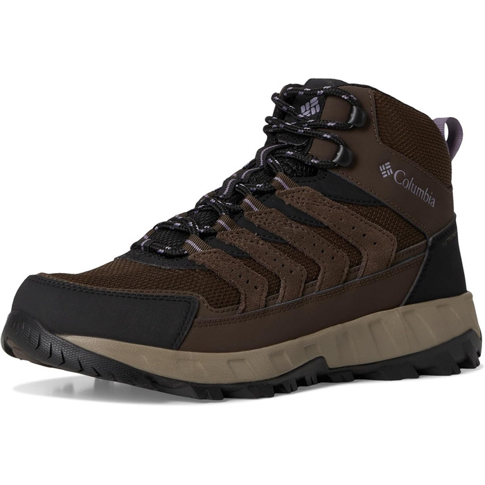 Туфлі для хайкінгу Columbia Strata Trail Mid Waterproof жіночі, 41 EU, Cordovan Granit Purple