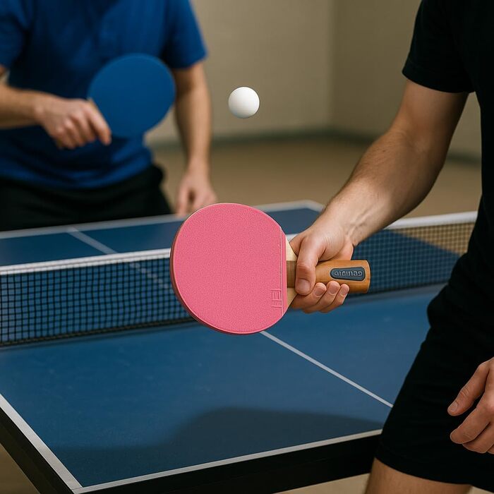 Набір для настільного тенісу UNIQU на 4 гравці | Переносний набір з ракетками та м'ячами | Ідеально для професіоналів та початківців