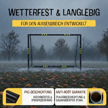 Ворота для футболу Friedo для дітей 120x180/160x240/200x300 см, CE-сертифіковані, нержавіючі, для саду, стійкі, преміум-якість, міцна сітка