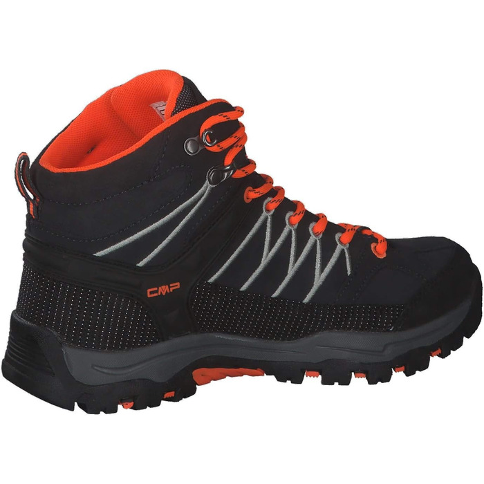 Дитячі трекінгові черевики CMP Rigel Mid Antracite-Flash Orange, розмір 40