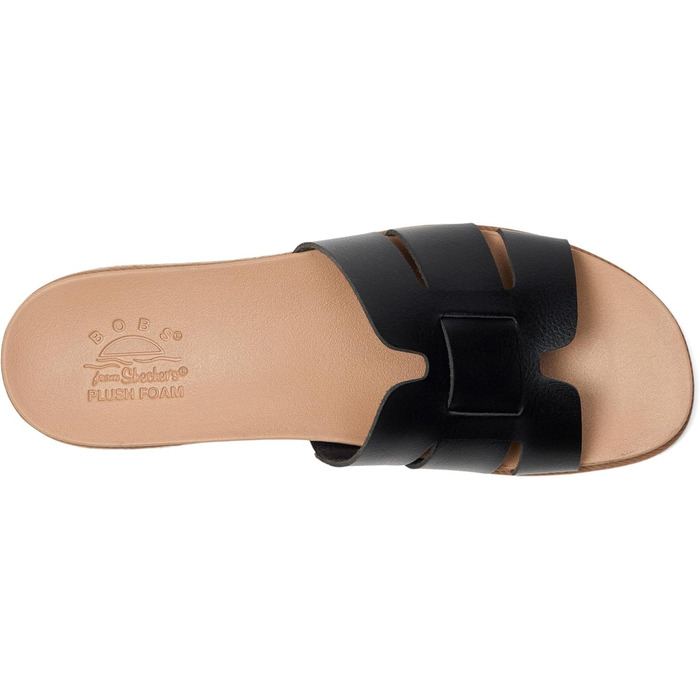 Жіночі сандалії Skechers Desert Kiss з низьким підйомом, чорні, з матеріалу Duraleather, 38 EU