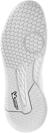 Жіночі спортивні кросівки Kempa Kourtfly, розмір 39 EU, білий, флуоресцентний жовтий