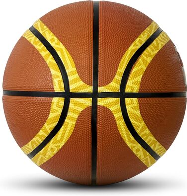 Баскетбольні м'ячі Majestic Sport #4/#6/#7 для дітей, підлітків та дорослих, Outdoor/Indoor, з неслизькою поверхнею (TheOne помаранчевий, 7)