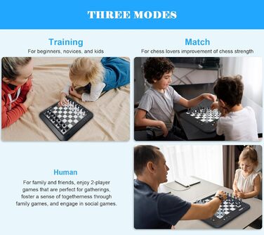 Електронна шахівниця P6 Smart Chess Board з LED, магнітне шахове комп'ютерне поле для дітей і дорослих