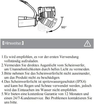 LED налобний ліхтар NREDXOON з акумулятором, USB-C, 5 режимів освітлення (вкл. червоне), водонепроникний IPX4, надяскравий для кемпінгу, бігу, ремонту та надзвичайних ситуацій (2 шт.), чорний