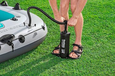 Надувний човен Bestway Hydro-Force Adventure Elite X5, 5-місний, з насосом, веслами, сидіннями, сумкою для речей та чохлом