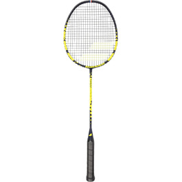 Бадмінтонна ракетка Babolat Power Light Allround, жовта, зі струнами, з чохлом