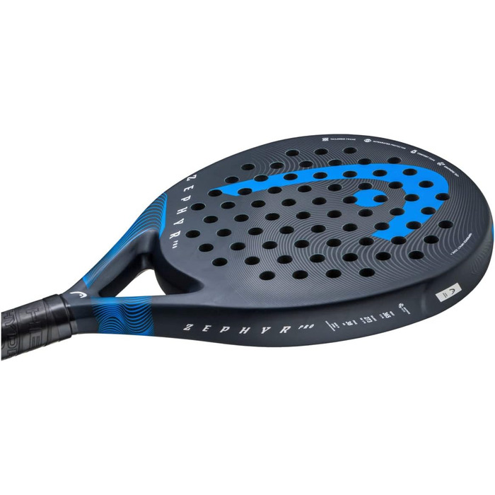 Падельна ракетка HEAD Zephyr Pro 2023, чорна/синя