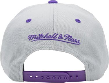 Кепка Mitchell & Ness NBA Lakers Snapback, сіра/фіолетова, універсальний розмір