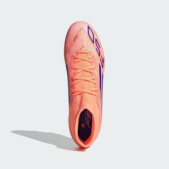 Футбольні бутси adidas F50 League Mid для твердого/многорункового покриття, 42 EU, Beam Orange/Lucid Blue/Cloud White