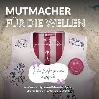 Дитячий рюкзак NOARD Kinder Schwiweste з 40+ нашивками для персоналізації, різні дизайни та розміри, 15–30 кг, 2–6 років, сертифікований EN 13138-1:2021 для безпечного навчання ходьбі, Siply green (L, Fantasy Friends)