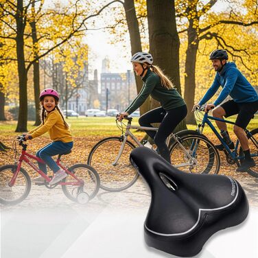 Преміум велосипедний сідло для чоловіків та жінок, водонепроникне, з гелевим наповнювачем, зручне, ергономічне, дихаюче, амортизуюче, для трекінгу, міста, MTB, e-bike