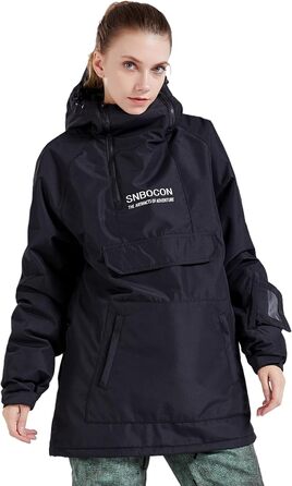 Жіночий гірськолижний костюм Bluemagic: тепла, водонепроникна та дихаюча куртка-софтшелл, зелений (L, чорний)