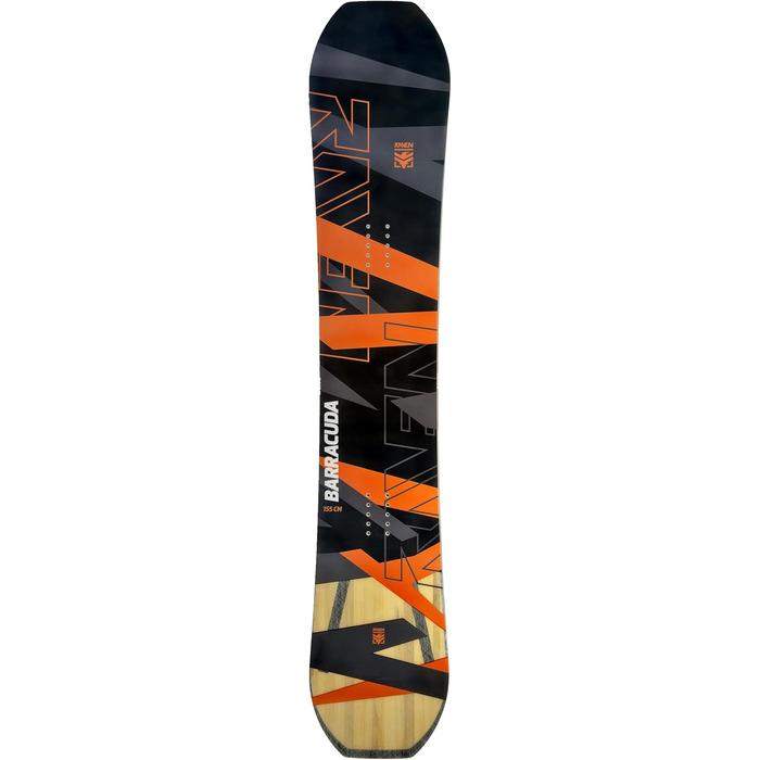 Сноуборд-сет Raven: сноуборд Barracuda Carbon Orange + кріплення Fastec FT360 147см + кріплення FT360 Orange M