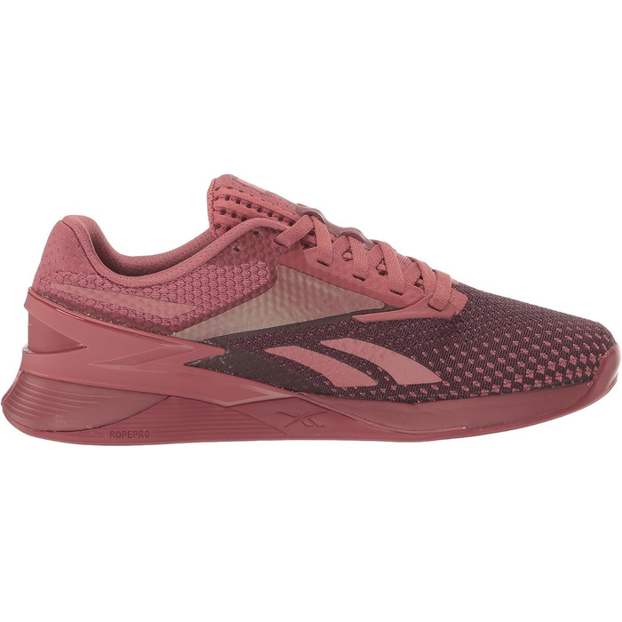 Кросівки Reebok Nano X3 для жінок, 39 EU, Sedona Rose/Maroon/Neon Cherry