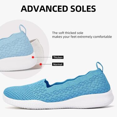 Жіночі трекінгові черевики Puxowe: легкі, дихаючі, зручні, мінімалістичні, розмір 38 EU, світло-блакитні