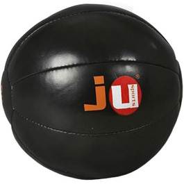 Медичний м'яч Ju-Sports Slam Ball 6 кг, штучна шкіра, чорний, для силових тренувань