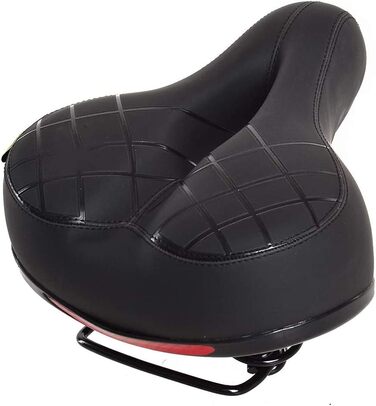 Lespar М'який ергономічний велосипедний сідло з гелем, підходить для жінок та чоловіків, туристичний сідло для міста, амортизований, комфортний гелевий сідло, велосипедне сідло для чоловіків та жінок