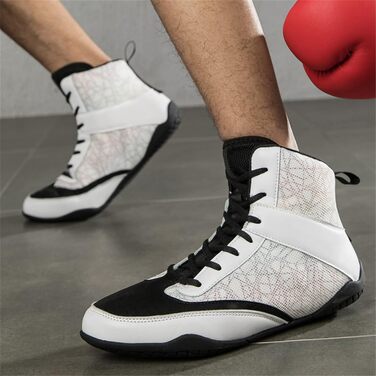 Жіночі боксерські кросівки для фітнесу та тренувань. Антиковзаючі, дихаючі, білі. 37 EU