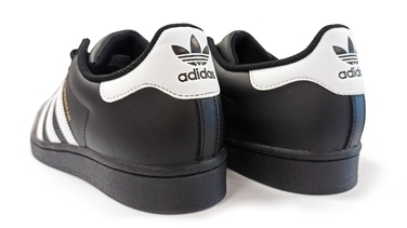 Кросівки adidas EG4959 чорні, розмір 40, екошкіра, з трьома смужками