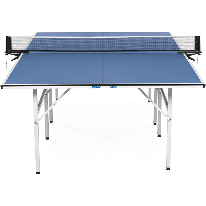 Стіл для пінг-понгу Dione S100i Indoor - 274x152 см, блакитний - Готовий до використання