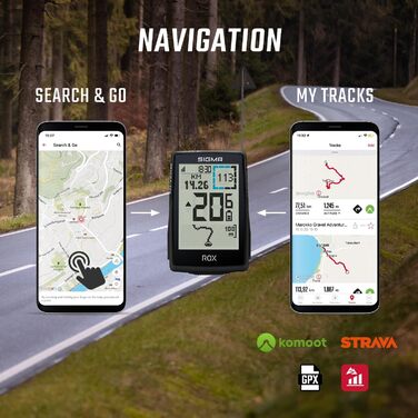 Велокомп'ютер SIGMA ROX 4.0 SE Special Edition GPS, чорний. Навігація, висотомір, сумісний з E-Bike
