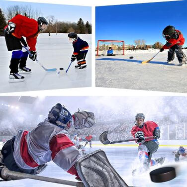 Набір шайб для хокею UNBEATABLE ENERGY (15 шт.) з тейпом, 7.6 см, 2.5 см, 170 г