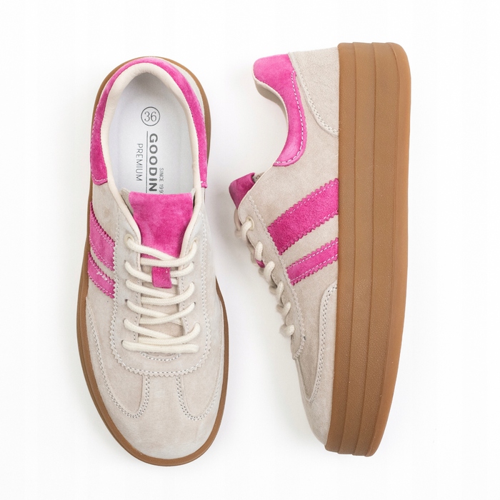 Жіноче спортивне взуття Goodin GD-XF-209-BEIGE-FUXIA, розмір 39