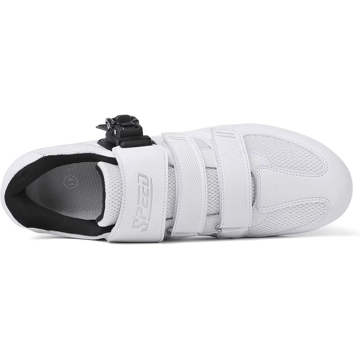 Велотуфлі Mountain для MTB, SPD, чоловічі/жіночі, зелені, з пряжкою (44 EU, C Weiß)