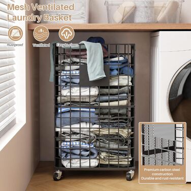 Стійка для зберігання йогаматів, полиця для фітнес-обладнання з колесами, кошик для йоги на 4 мати, чорний