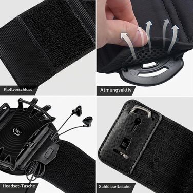 Спортивний браслет для телефону Sportarmband R2X (S-M) для iPhone та Android 4-6.5