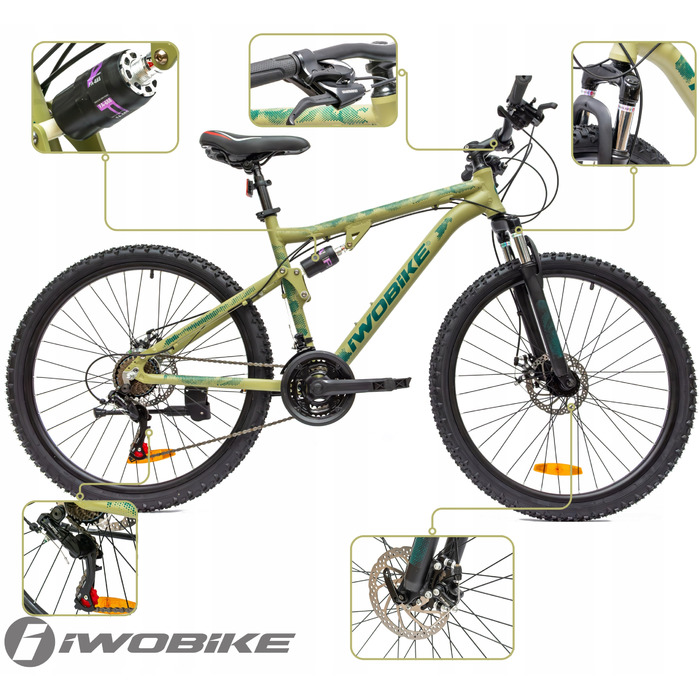 Гірський велосипед IWOBIKE Moro, рама 18,5