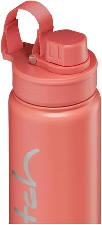 Satch пляшка для води з нержавіючої сталі 0,5 л, BPA-free, герметична, підходить для газованих, гарячих і холодних напоїв, Nordic Coral (кораловий)