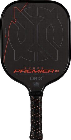 Падл для піклболу Onix Evoke Premier Pro Raw Carbon - Чорний (16 мм, Максимальний контроль)
