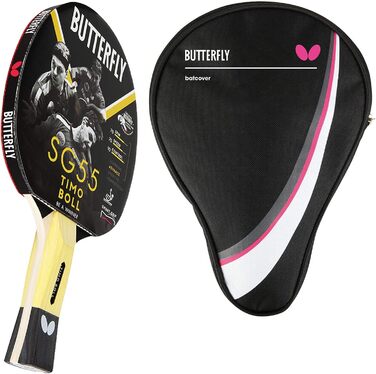 Настільний тенісний ракетка Butterfly Timo Boll SG55 для хобі та тренувань, ITTF сертифікований, анатомічна ручка smart.Grip, для досвідчених гравців