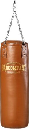 Боксерський мішок Bad Company Retro з металевим ланцюгом, шкірозамінник, 80/100/120/150/180 x 35 см, коричневий (не наповнений)