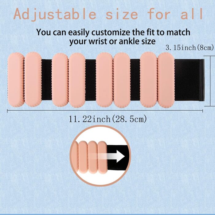 Набір манжетів для ніг та зап'ястків Carneous: для фітнесу, йоги, пілатесу та кардіотренувань