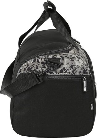 Спортивна сумка Safta Smiley World Urban Flow, чорна, 50x25x25 см