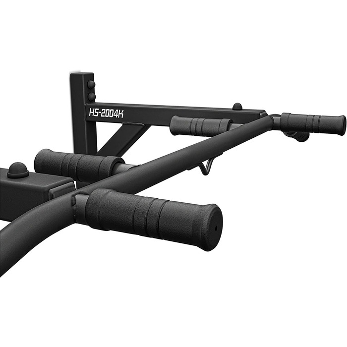 Турнік для стіни Hop-Sport HS-2004K з 6 ручками, кріпленням для боксерського мішка та TRX, професійний, антиковзкі ручки