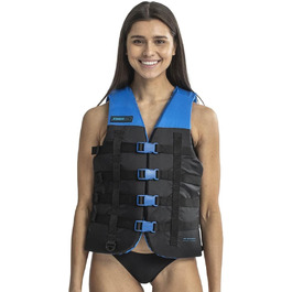 Рятувальний жилет Jobe Dual Life Vest синій S/M – універсальний жилет для плавання, водних видів спорту, сертифікований, преміум-якість